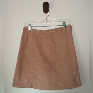 DKNY Corduroy Mini Skirt in Pink, Size 4